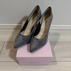DIANA エタン ラメニットチュール パンプス 24cm