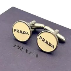 ☆極美品☆PRADA プラダ カフリンクス カフスボタン シルバー 925
