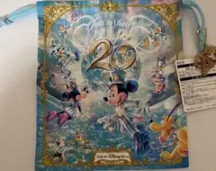 東京ディズニーシー 20周年 巾着 きんちゃく タイムトゥシャイン