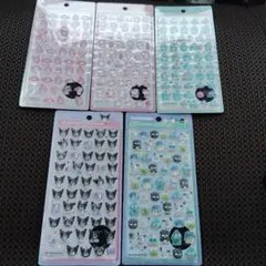 国内正規品！ボンボンドロップシールmini サンリオ　５種類セット