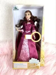 新品 美女と野獣【ベル】シンギングドール　日本未発売 ディズニープリンセス