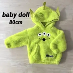 BABYDOLL フード付きパーカー 80