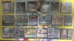 ヴァンガード　ルキエデッキ　セット売り【初期】スリーブ付 D.ヴァンガード リィエル アモルタ 明導ヒカリ スリーブ デッキ
