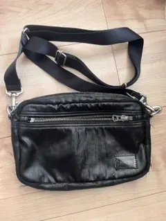 PORTER ブラック ショルダーバッグ