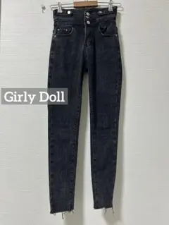 s*s様 k0674 Girly Doll ストレッチスキニーデニムパンツ　ダーのサムネイル