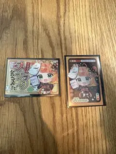 ミリオンプロダクション ミリプロ 小廻こま パフスナック カード 2枚セット