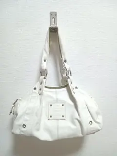 美品！4℃ ハンドバッグ ホワイト レザー