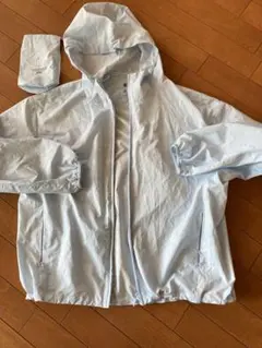 UNIQLO ポケッタブルパーカー M ライトブルー