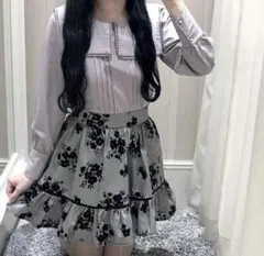 【evelyn】 スクエア襟ブラウス ホワイト 新品未使用 エブリン齋藤なぎさ