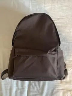 無印良品　肩の負担を軽くする　撥水リュックサック　ブラウン(秋限定カラー)