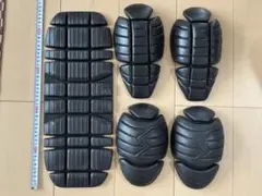 バイク用 プロテクター 5点セット 背中 肩 肘
