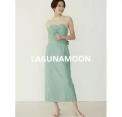 LAGUNAMOON カラーステッチドッキングツイストワンピース