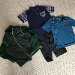 モンベル ダウンベスト含む5点セット　128〜130