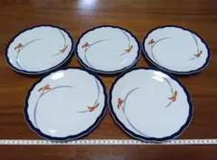 香蘭社 オーキッドレース ディナー皿 中皿 ケーキ皿 ５枚 18cm 19cmのサムネイル