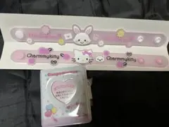 ウィッシュミーメル チャーミーキティ サンリオアルバムキーホルダー ラバーバンド