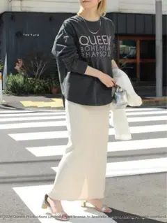 リブカットタイトスカート