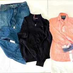 Tommy Hilfiger トミーヒルフィガー３点セット シャツデニムパンツ