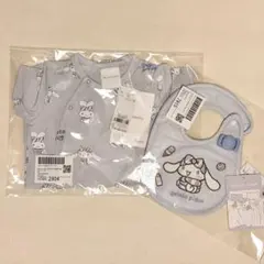 サンリオ✖️ジェラートピケ ベビー 総柄半袖ロンパース シナモロール 