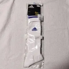 【新品未使用】adidas フットボールソックス 25〜27cm3本線日本製