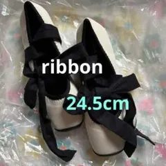 新品　レースアップバレエシューズ　コスプレ　ロリータファッション　バレリーナ