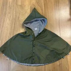 PETIT BATEAU フード付きポンチョ　レインコート