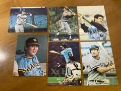 阪神タイガース 藤田平　プロ野球カード 6枚セット