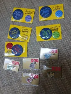 嵐 Are you happy? パーカー&amp;会場限定缶バッチセット 嵐 Are you happy？ グッズ ステッカー 缶バッチ 紫 2点セット