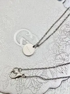 美品！訳あり】GUCCI ラウンド チェーン ネックレス 男女兼用 SV925