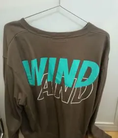 WIND AND SEA チャコール トレーナー