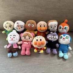 アンパンマン ぬいぐるみ 11体セット　プリちぃビーンズ
