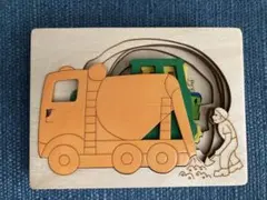 GEORGE LUCK ジョージラック　木製トラックパズル 知育玩具