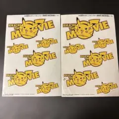 希少 1998年 ポケモン ピカチュウ 映画ステッカー シール