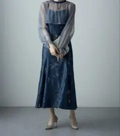 etoll. 3wayシフォンボレロ&レースキャミドレス