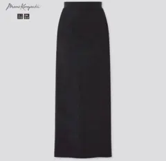 ユニクロmame kurobuchi エアリズムコットンスリットスカート　M 黒