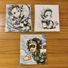 鬼滅の刃　竈門炭治郎　コラボレーション DINING 複製ミニ色紙