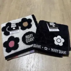 新品タグ付き MARY QUANT ハンカチ 2枚セット
