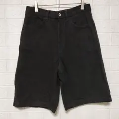 UNIQLO ユニクロ　デニム バミューダショーツ　ブラック