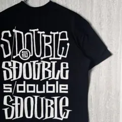 海外限定 S/Double エスダブル Tシャツ M ブラック - メルカリ
