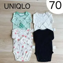 UNIQLOロンパース 70サイズ 4枚セット