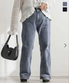CLETTE ストレッチデニムフレアパンツ 3Lのサムネイル