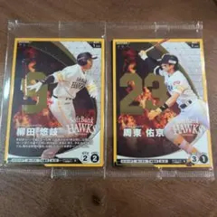 プロ野球 ファンスターズリーグ 柳田悠岐 周東佑京 カード