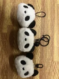パンダ ぬいぐるみ マスコット 3点セット