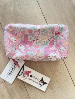 LeSportsac サンリオコラボ ポーチ フラワー柄 新品タグ付き　小さい