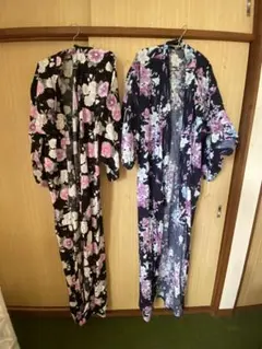 レディース 浴衣 2着セット 花柄
