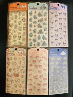 キャンドゥ サンリオ ぷくっとシール 6点セット　正規品