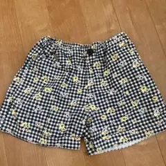 グローバルワーク　ショートパンツ　xxl 130 140 花柄　ギンガムチェック