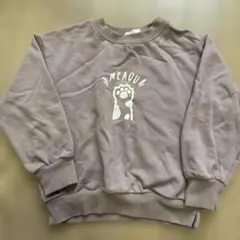 ペアマノン 猫の手裏毛トレーナー120