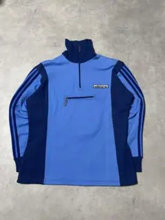 80s希少adidas ハーフジップトラックジャケットユーゴスラビア製M25