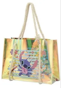 新品未使用！スティッチ ホログラムトートバッグ