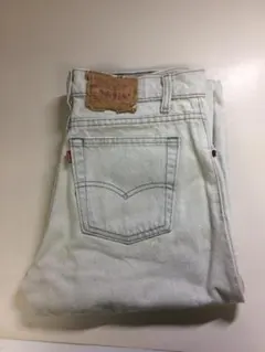 90s USA製 リーバイス 550 テーパード デニムパンツ カラーデニム